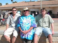 Andy Wardley, Myself, and Tim Benson Kite Party 2