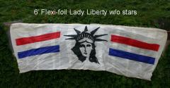 6' Flexifoil Lady Liberty w/o stars