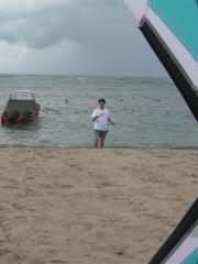 Rev-ing in Bali's Nusa-Dua beach..