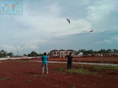 Half axel stunt kite practice