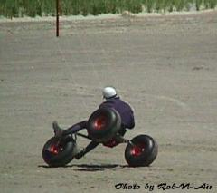 Kite buggy freestyle