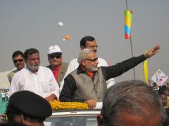 Narendra Modi - Chief Minister Gujarat at International Kite Festival 2013