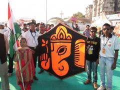 International Kite Festival 2013, Ahmedabad, Gujarat, India