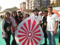 International Kite Festival 2013 - Ahmedabad, Gujarat, India