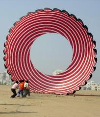 50 feet diameter ring kite