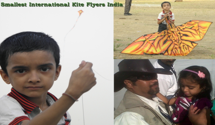 Kite World Records India, Smallest International Kite Flyers