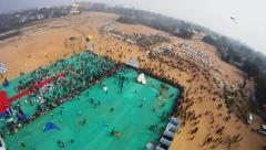 Kite Ariel Photography at International Kite Festival 2014, Ahmedabad India