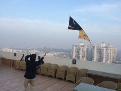 Tristan Underwood rooftop flying