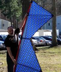 Diamonds kite backlit