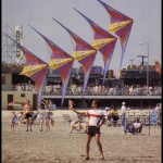 Lee Sedgwick flying a 5-stack of Spectrum Darts through dogstake